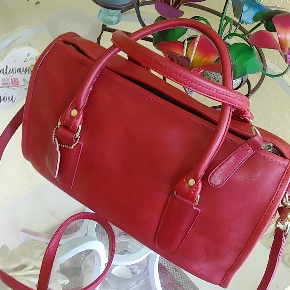 NYC VINTAGE 80's COACH LARGE MADISON SATCHEL BAG - Picture 4 of 17